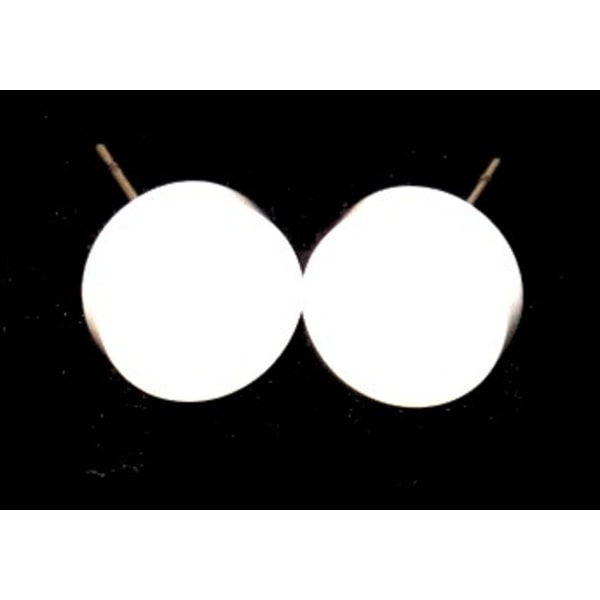 Button korvakoru -valkoinen White