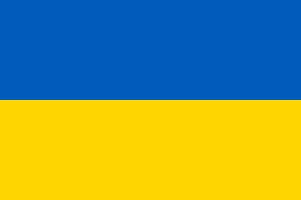 Ukraina flagga Vit