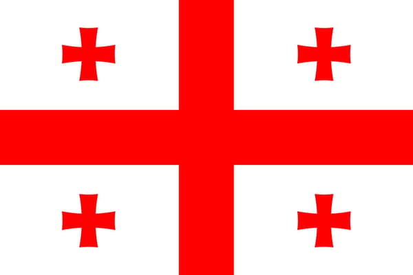 Georgien flagga
