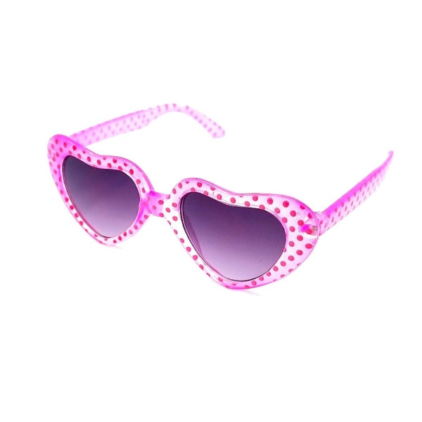 Barnesolbriller - Hjerte - flere farger Pink