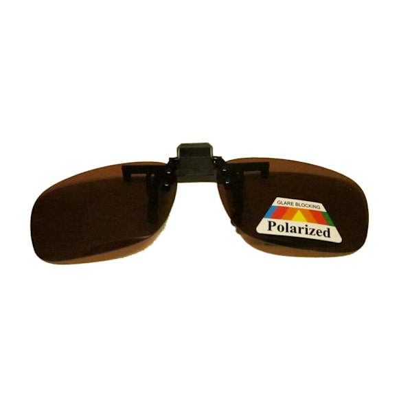 Clip-on aurinkolasit Brown