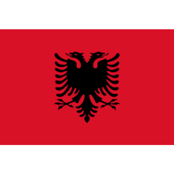 Flag - Albanien Red
