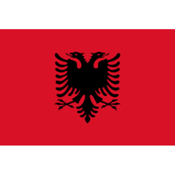 Flagg - Albania Red