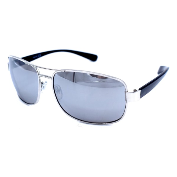 MAD sølvfarvede solbriller - Spejlglas Silver