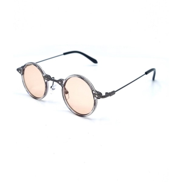 Blænding firkant Flourish Runde solbriller Rage - gennemsigtigt stel med lysebrune glas Brown eecb |  Brown | 50 | Fyndiq