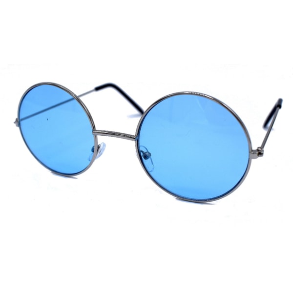 Lyseblå runde solbriller Blue