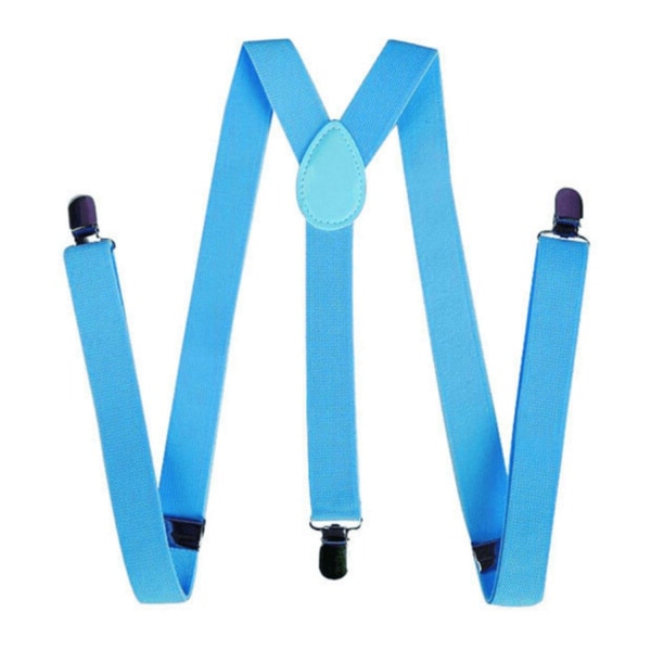 One-size Hängslen i olika färger Ljusblå