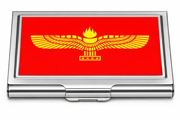 Korthållare  - Syrian Flagga