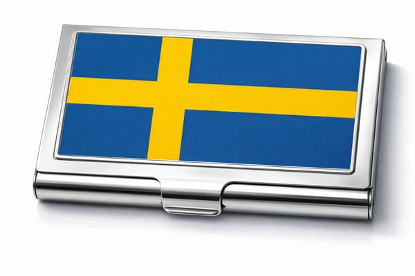 Kortholder - Sveriges flagg