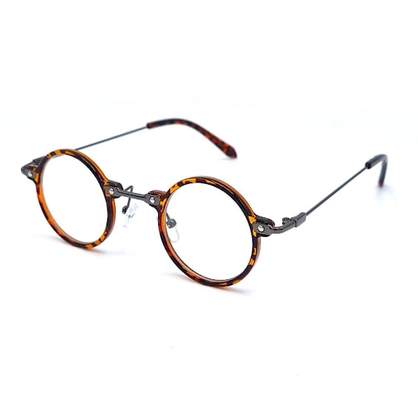 Runde solbriller Rage - Leopard Brown