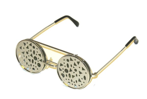 Runda solglasögon - Spotty cover Silver