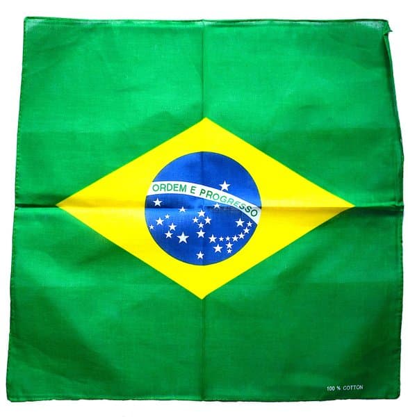 Brasil Bandana skjerf Black