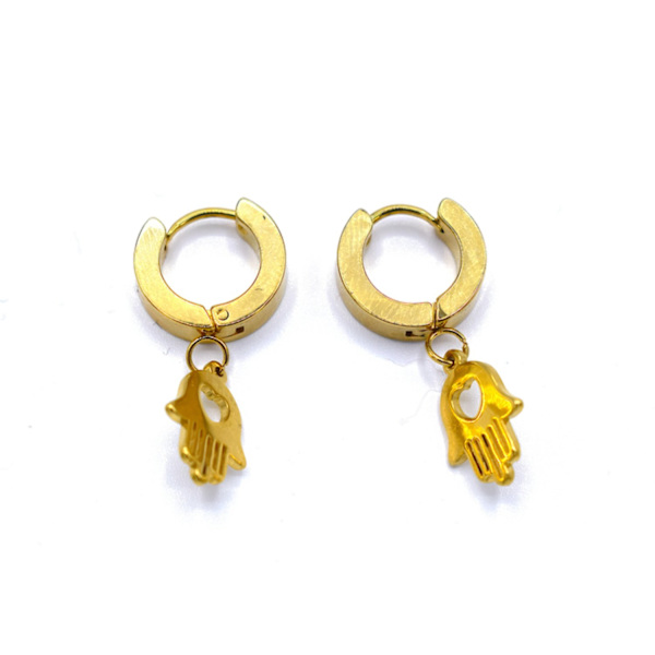 Sormus korvakorut - Hamsa Gold