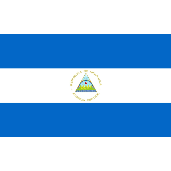 Nicaragua flagg Nicaragua 