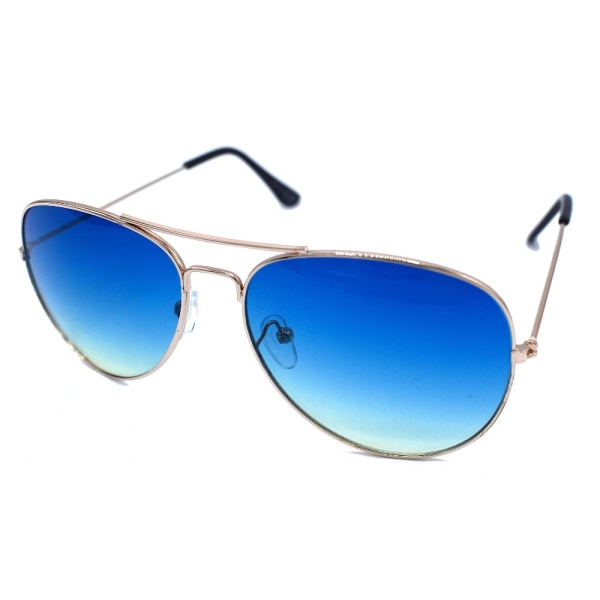 Midnight Pilot solbriller - blå til gul Blue 84ca | Blue | Fyndiq