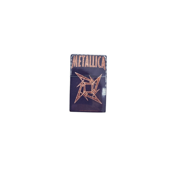 Metallica Bensin lighter Silver