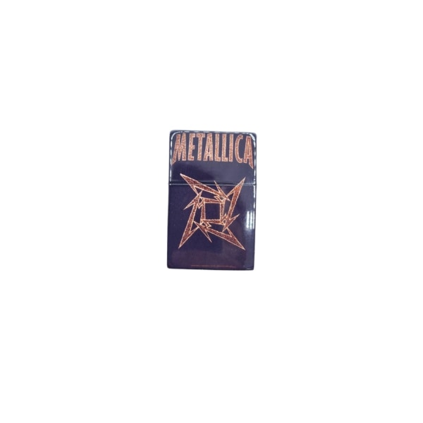 Metallica-Benzin Lighter Silver