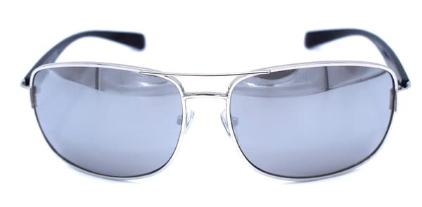 Sølvfargede solbriller - Speilglass Silver