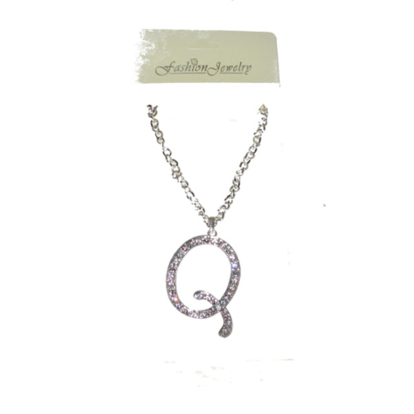 Kaulakoru kirjaimella Q Silver