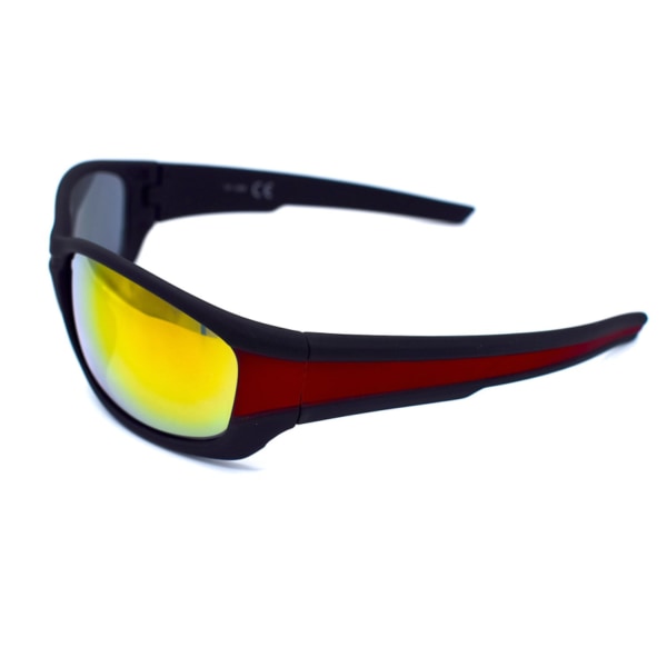 Sport solbriller sort / rød - KOST Red 1072 | Red | 50 | Fyndiq