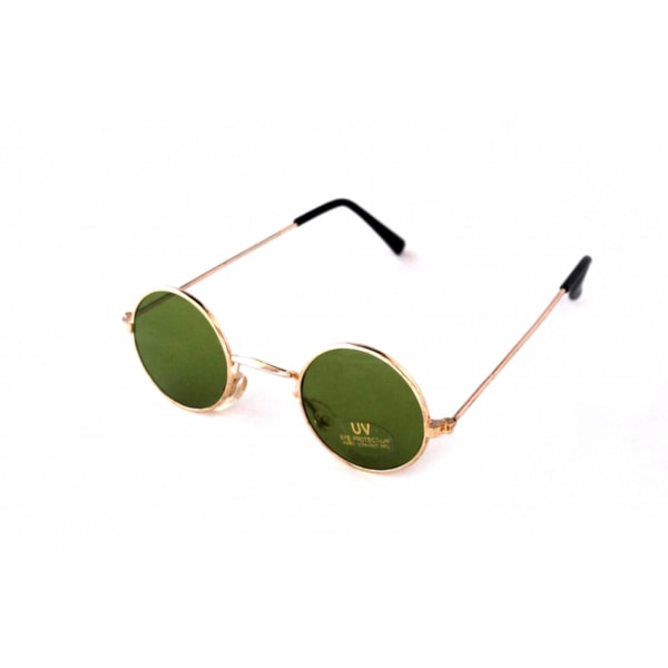 Roliga runda gröna glasögon linser-mini Grön
