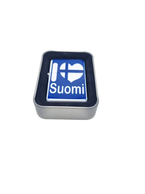 Bensin lighter - Suomi Black