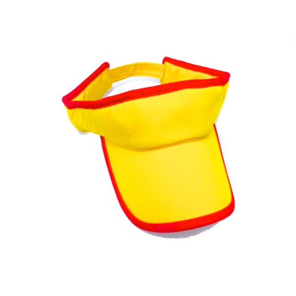 Visirhette gul/rød Red