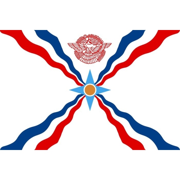 Assyriska flaggan - Assyrian Assyrian