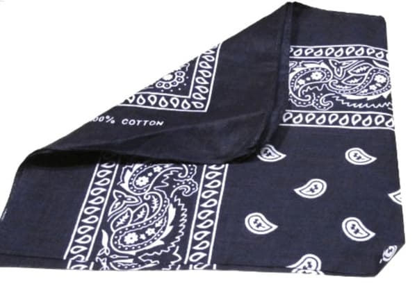 Bandana - marineblå Blue