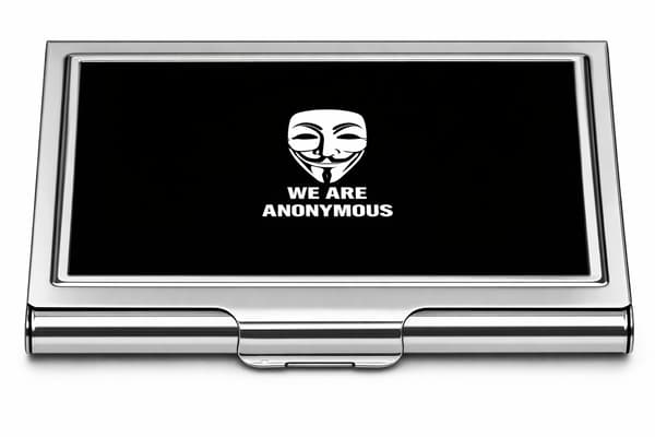 Kortin haltija We are anonymous Silver