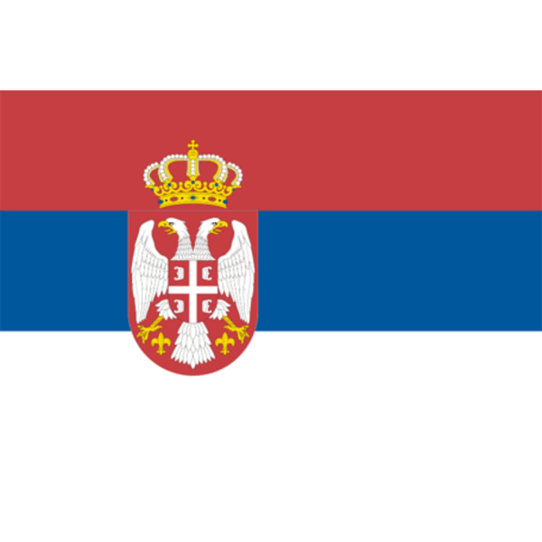 Flagga - Serbien