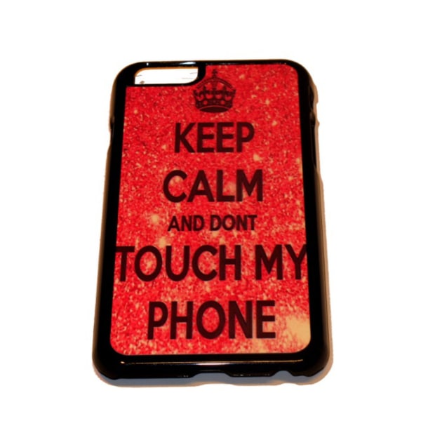 DonÂ´t Touch My Phone - iphone 8 mobilskal Rosa