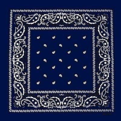 Bandana - marineblå Blue