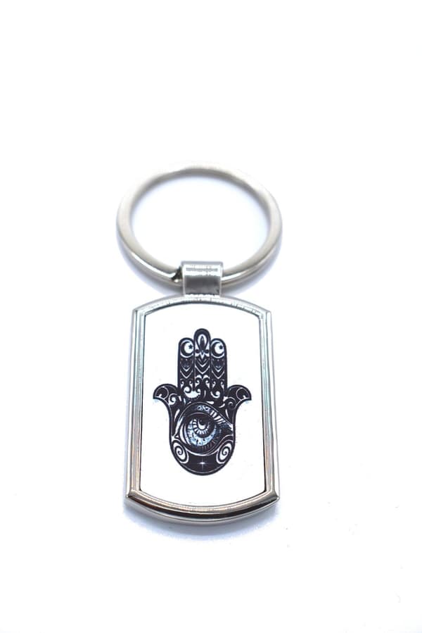 Fatimas hand - Nøkkelring Silver