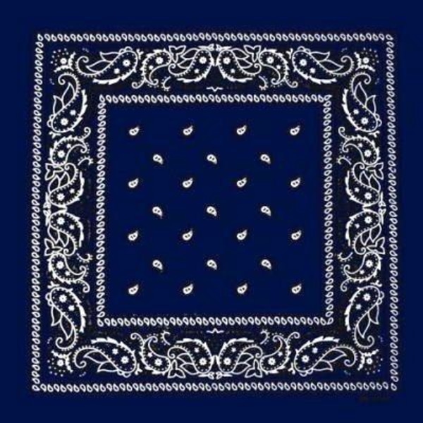 Paisley Bandana flertal färger Blå