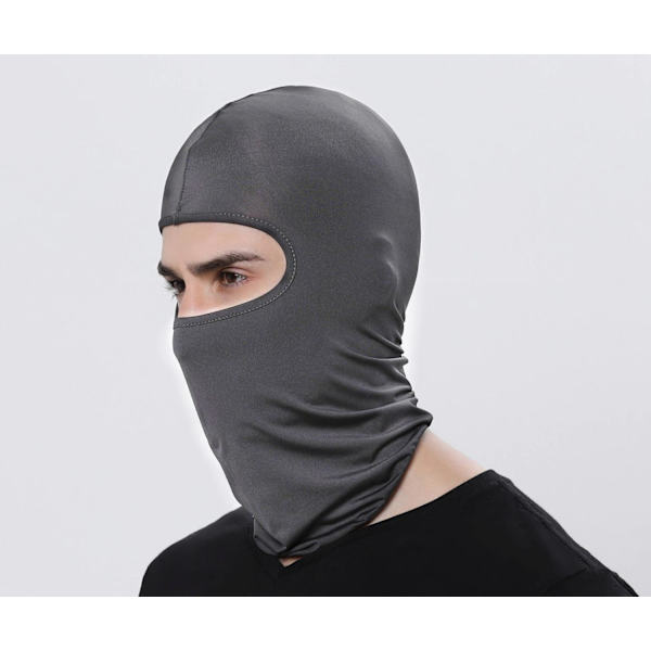 Skimaske Balaclava motorsykkel - Flere farger Grey