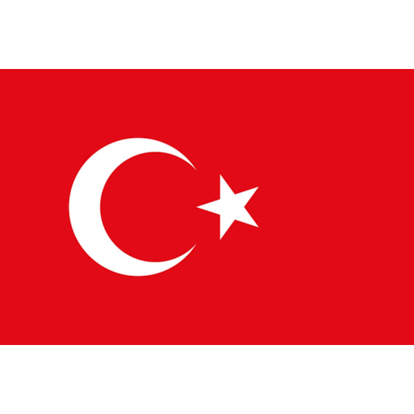 FLAG - Tyrkiet White Turkey