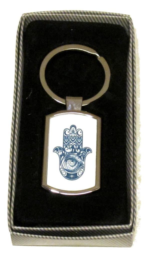 Fatimas hand - Nøkkelring Silver