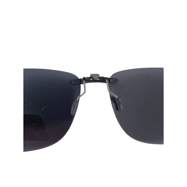 Clip-on solbriller - Festes til dine eksisterende briller Black