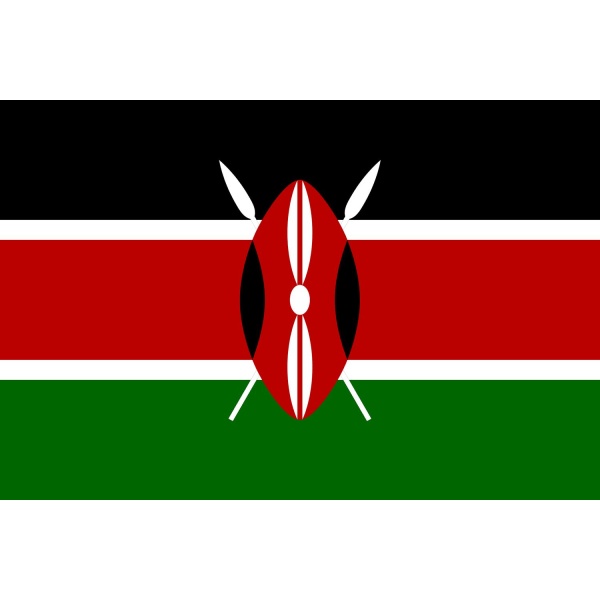 Kenya flagg