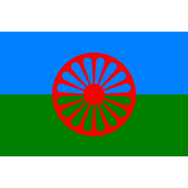 Romani flagg Romani