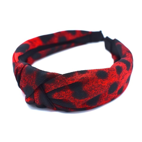 RØD LEOPARD DIADEM - BEKLÆDNING Red