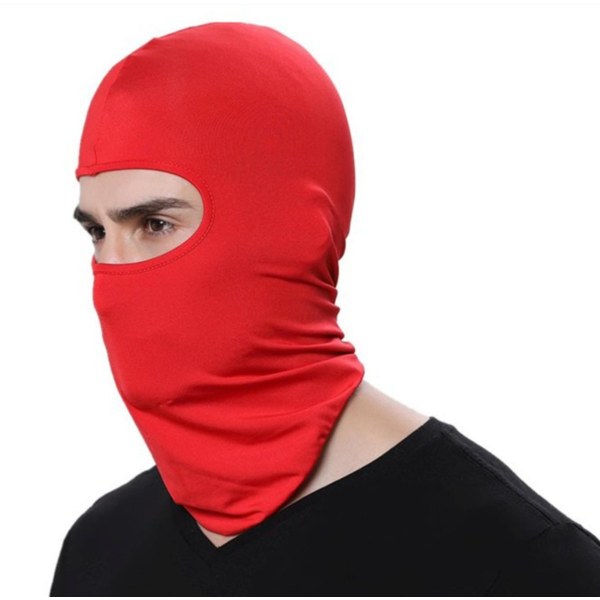 Skimaske Balaclava motorsykkel - Flere farger Red