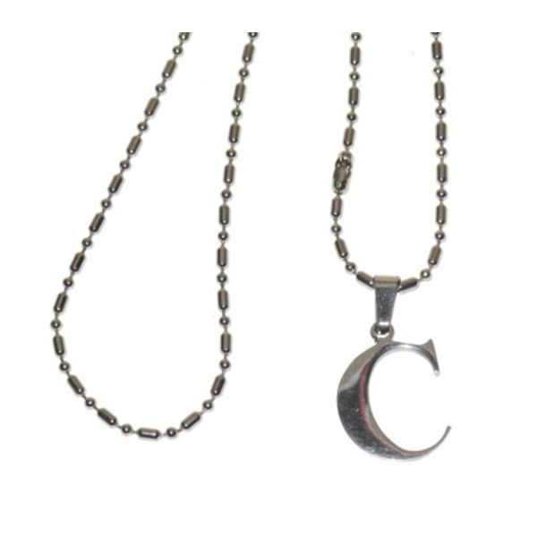 Silverfärgad halsband C Silver