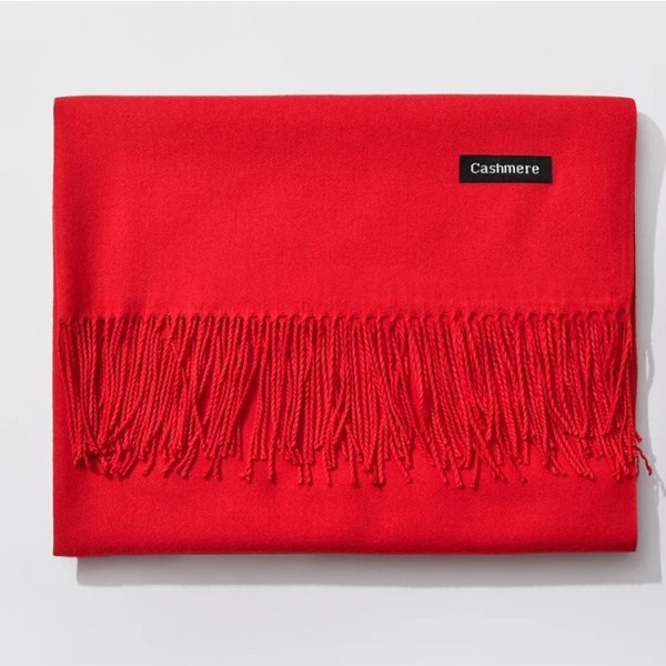 Röd Viscose sjal scarf Röd