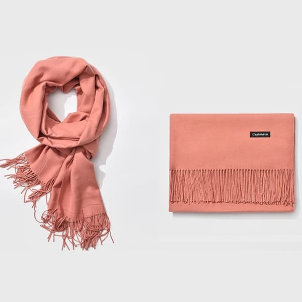 Viscose Vaaleanpunainen huivi Pink