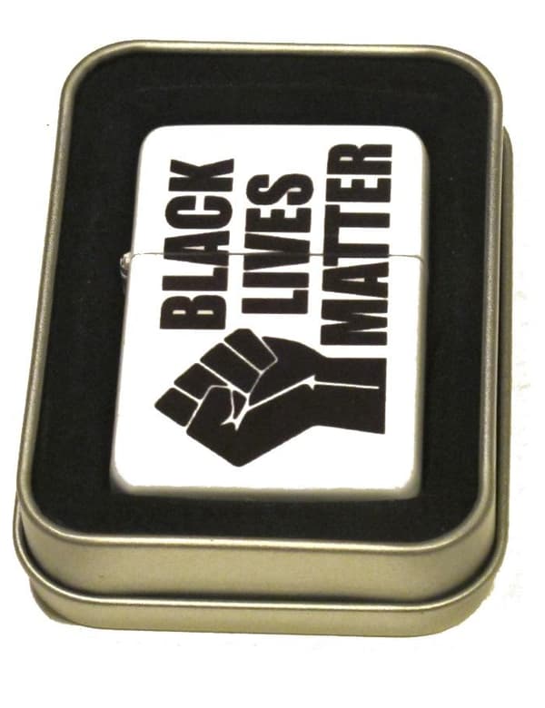 Black lives matter bensin lighter