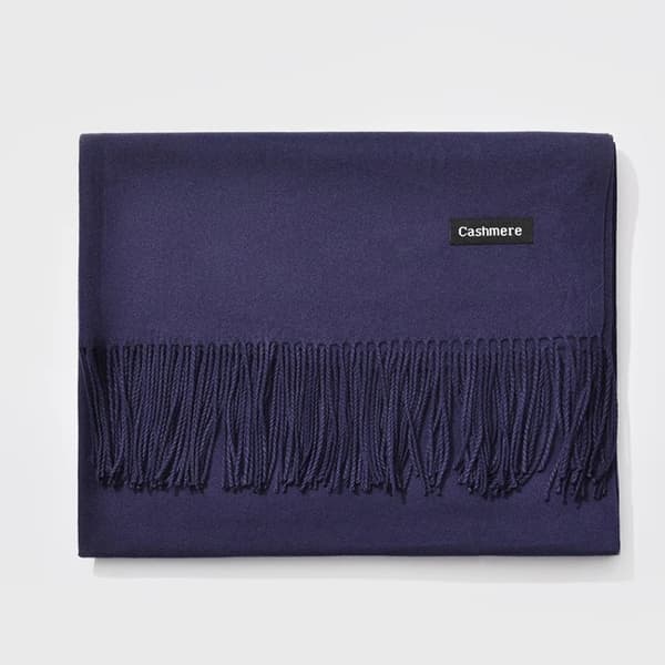 Marineblått sjalskjerf Blue