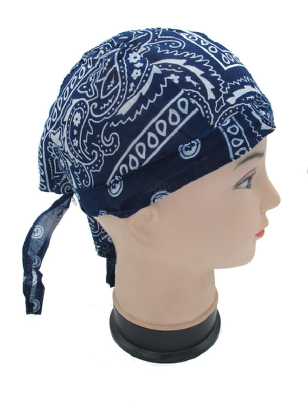 Blå Zandana Paisley Pirate Blue