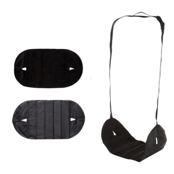 Hängmatta för fötter hammock flygplan - COMFY HANGER (Flygresor) Svart